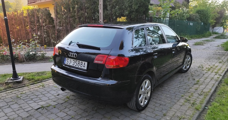 Audi A3 cena 22900 przebieg: 179833, rok produkcji 2007 z Myślenice małe 379